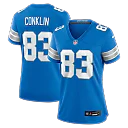 Zennovawear Tyler Conklin Detroit Lions Women's Team Game Jersey - Blue