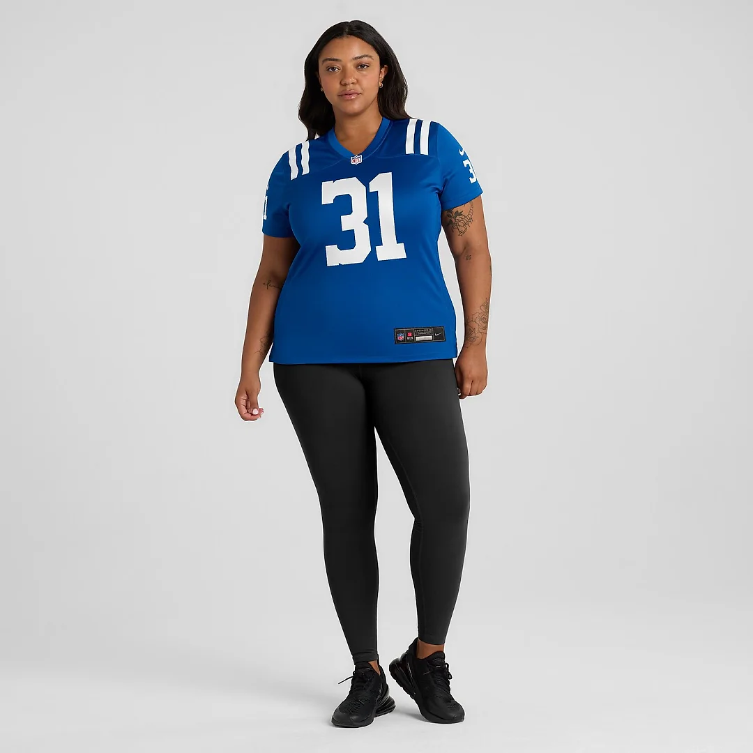 Zennovawear Tyler Goodson Indianapolis Colts Women's Game Jersey - Royal