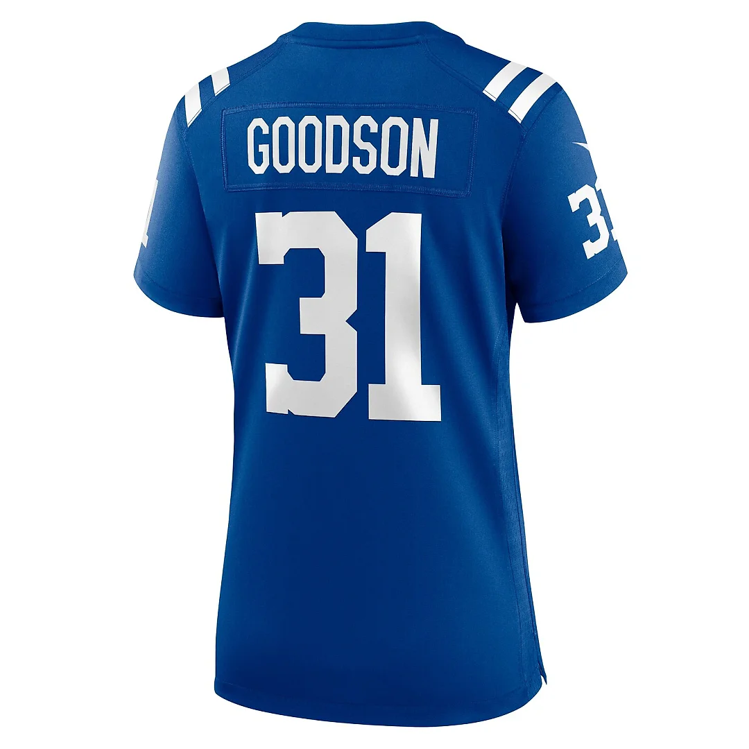 Zennovawear Tyler Goodson Indianapolis Colts Women's Game Jersey - Royal