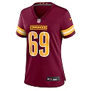 Zennovawear Tyler Ott Washington Commanders Women's Team Game Jersey - Burgundy