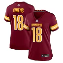 Zennovawear Tyler Owens Washington Commanders Women's Team Game Jersey - Burgundy