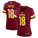 Zennovawear Tyler Owens Washington Commanders Women's Team Game Jersey - Burgundy