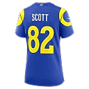 Zennovawear Tyler Scott Los Angeles Rams Women's Team Game Jersey - Royal
