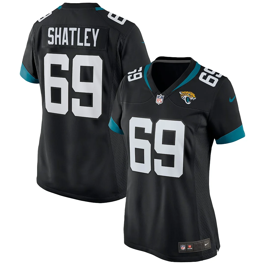Zennovawear Tyler Shatley Jacksonville Jaguars Women's Game Jersey - Black