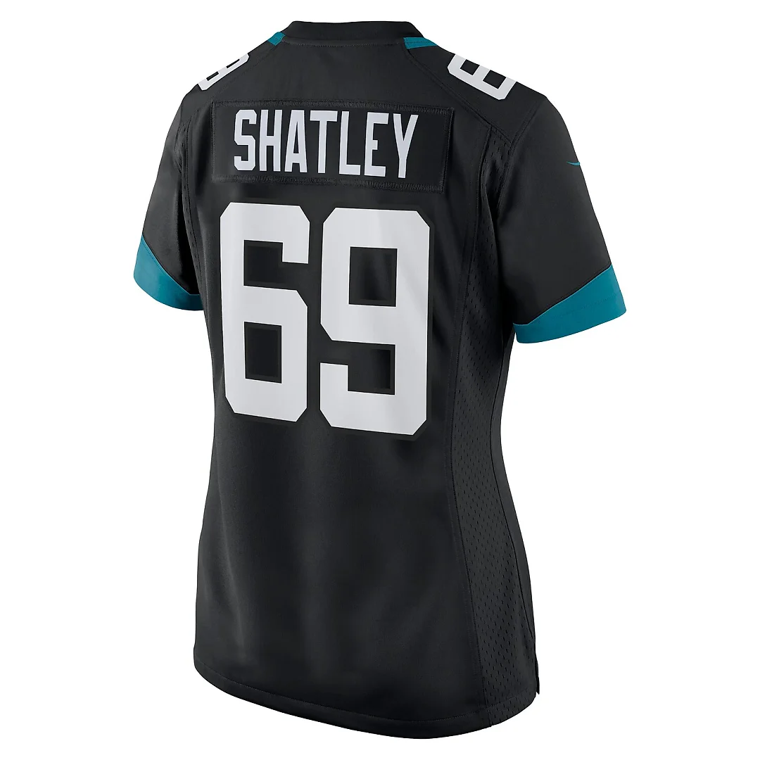 Zennovawear Tyler Shatley Jacksonville Jaguars Women's Game Jersey - Black