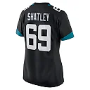 Zennovawear Tyler Shatley Jacksonville Jaguars Women's Game Jersey - Black