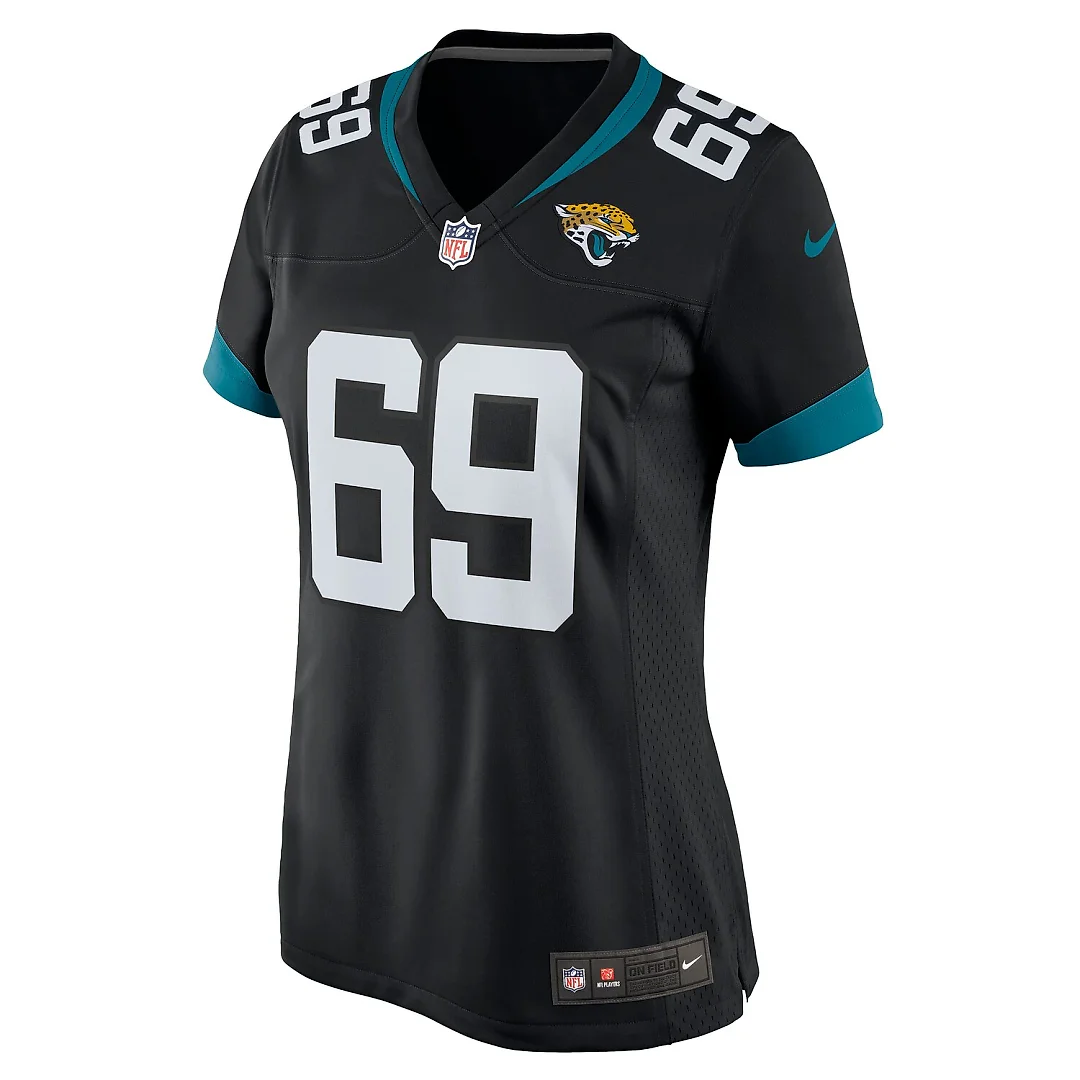 Zennovawear Tyler Shatley Jacksonville Jaguars Women's Game Jersey - Black