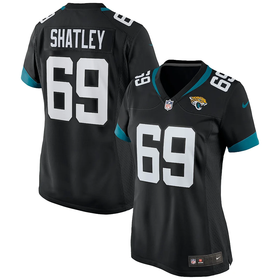 Zennovawear Tyler Shatley Jacksonville Jaguars Women's Game Jersey - Black