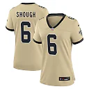 Zennovawear Tyler Shough New Orleans Saints Women's Alternate Game Player Jersey - Gold