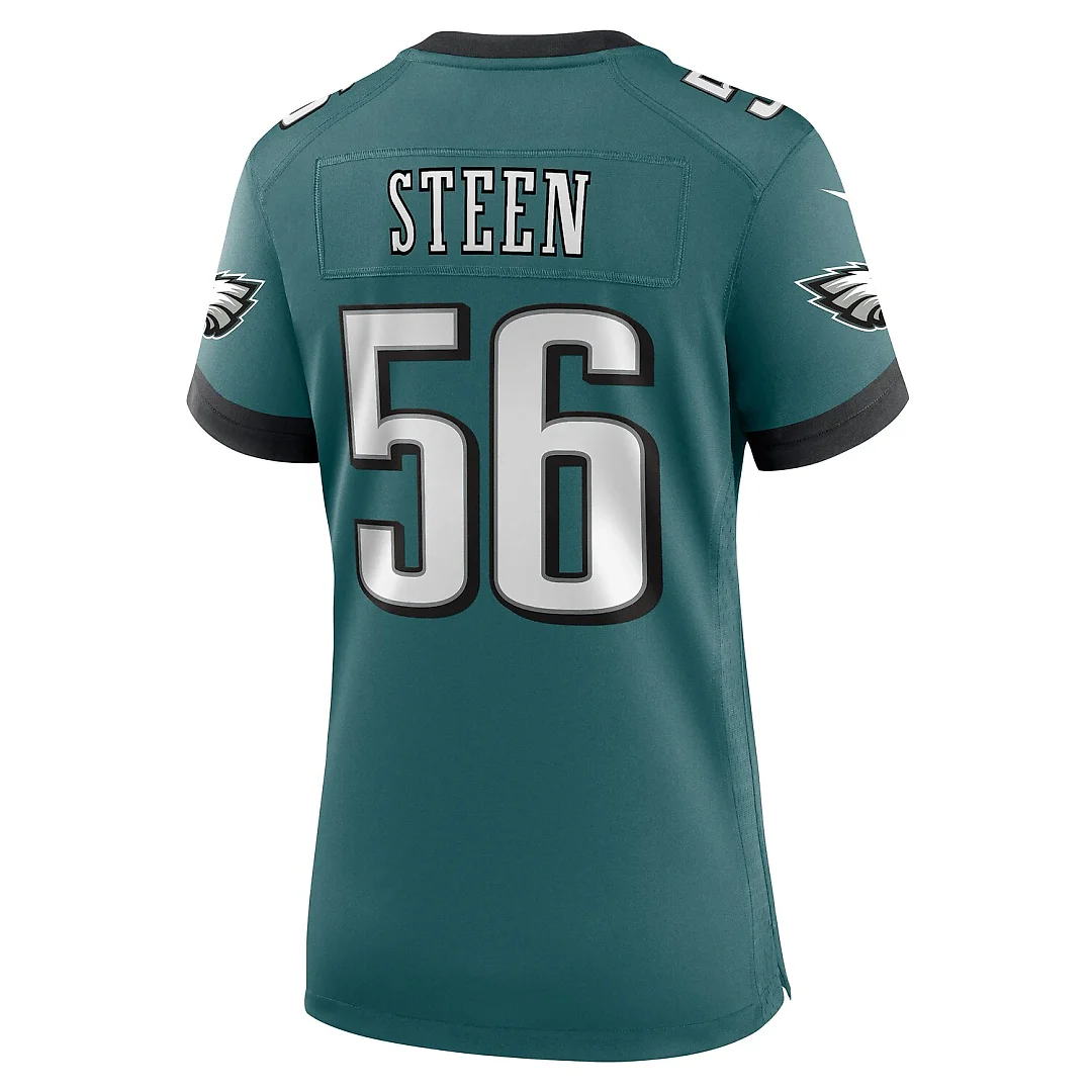 Zennovawear Tyler Steen Philadelphia Eagles Women's Team Game Jersey - Midnight Green