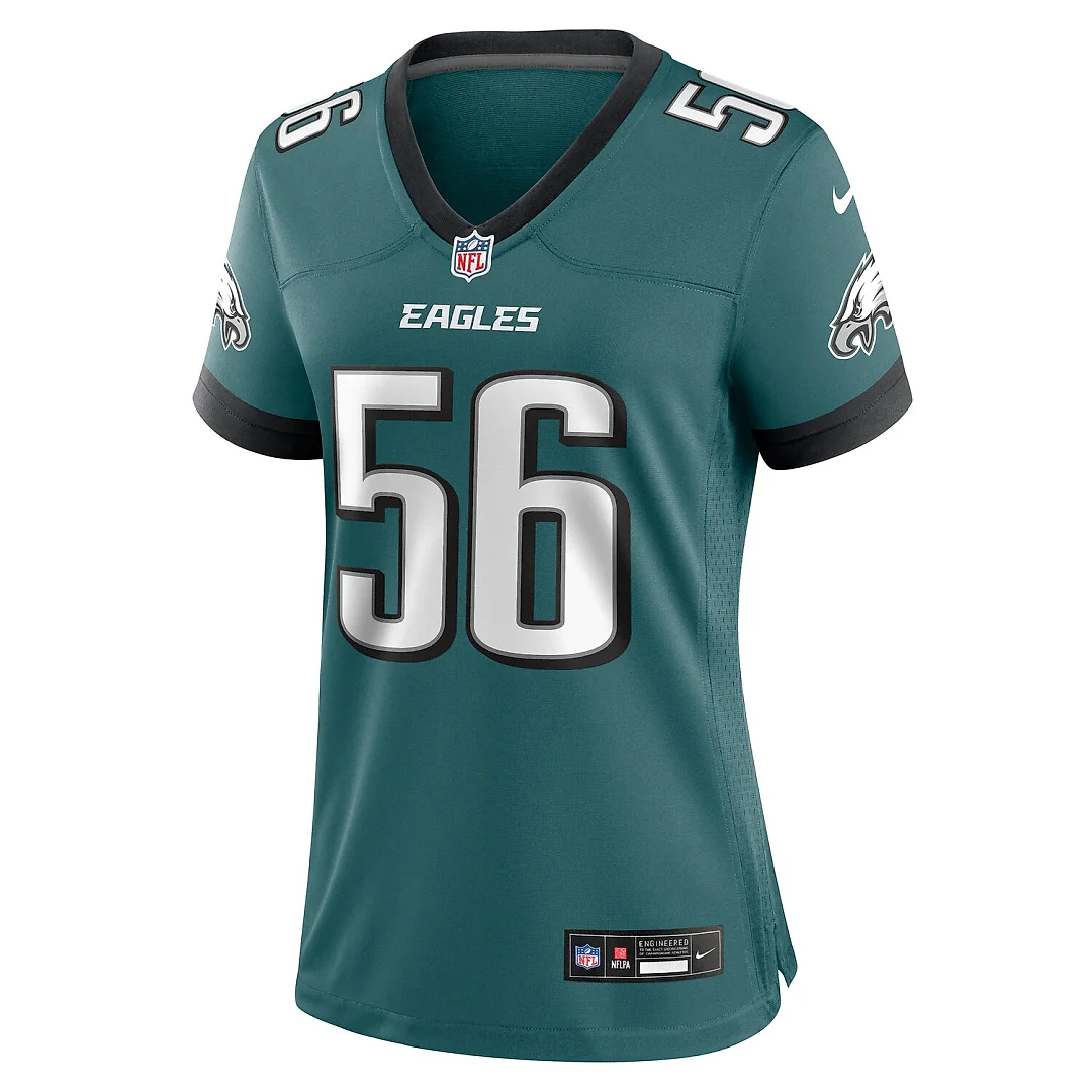 Zennovawear Tyler Steen Philadelphia Eagles Women's Team Game Jersey - Midnight Green