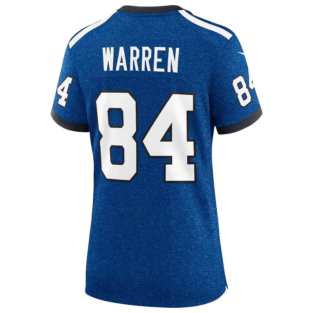 Zennovawear Tyler Warren Indianapolis Colts Women's Alternate 2 Indiana Nights Game Jersey - Heather Royal