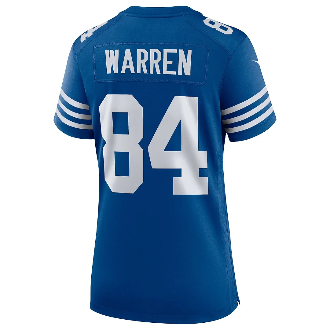 Zennovawear Tyler Warren Indianapolis Colts Women's Alternate Game Jersey - Royal