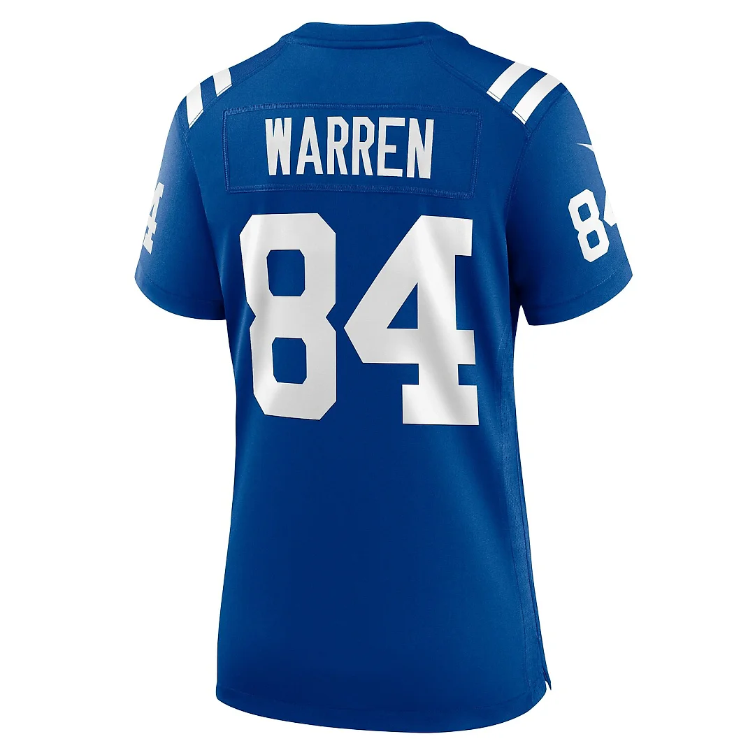 Zennovawear Tyler Warren Indianapolis Colts Women's Game Jersey - Royal