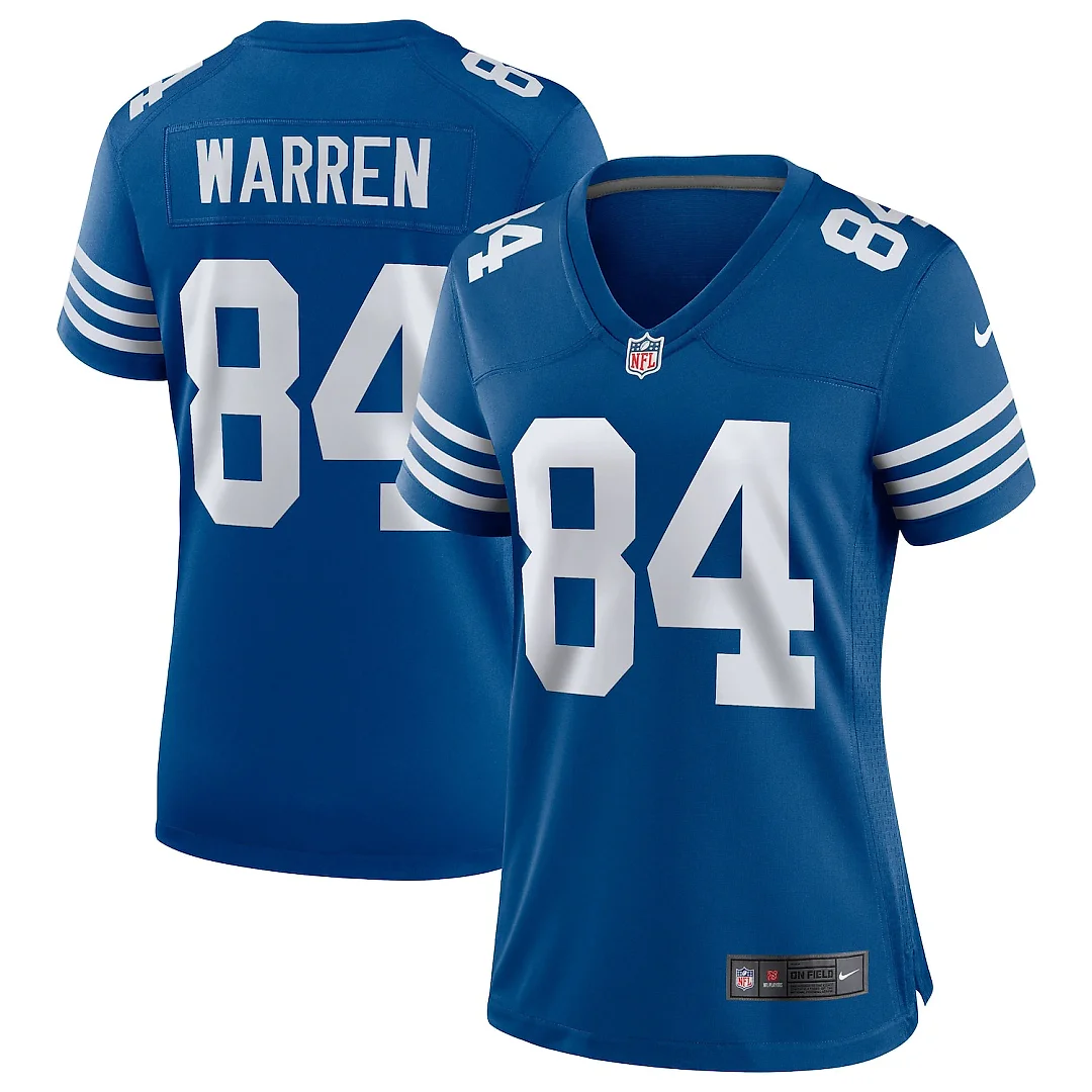 Zennovawear Tyler Warren Indianapolis Colts Women's Alternate Game Jersey - Royal