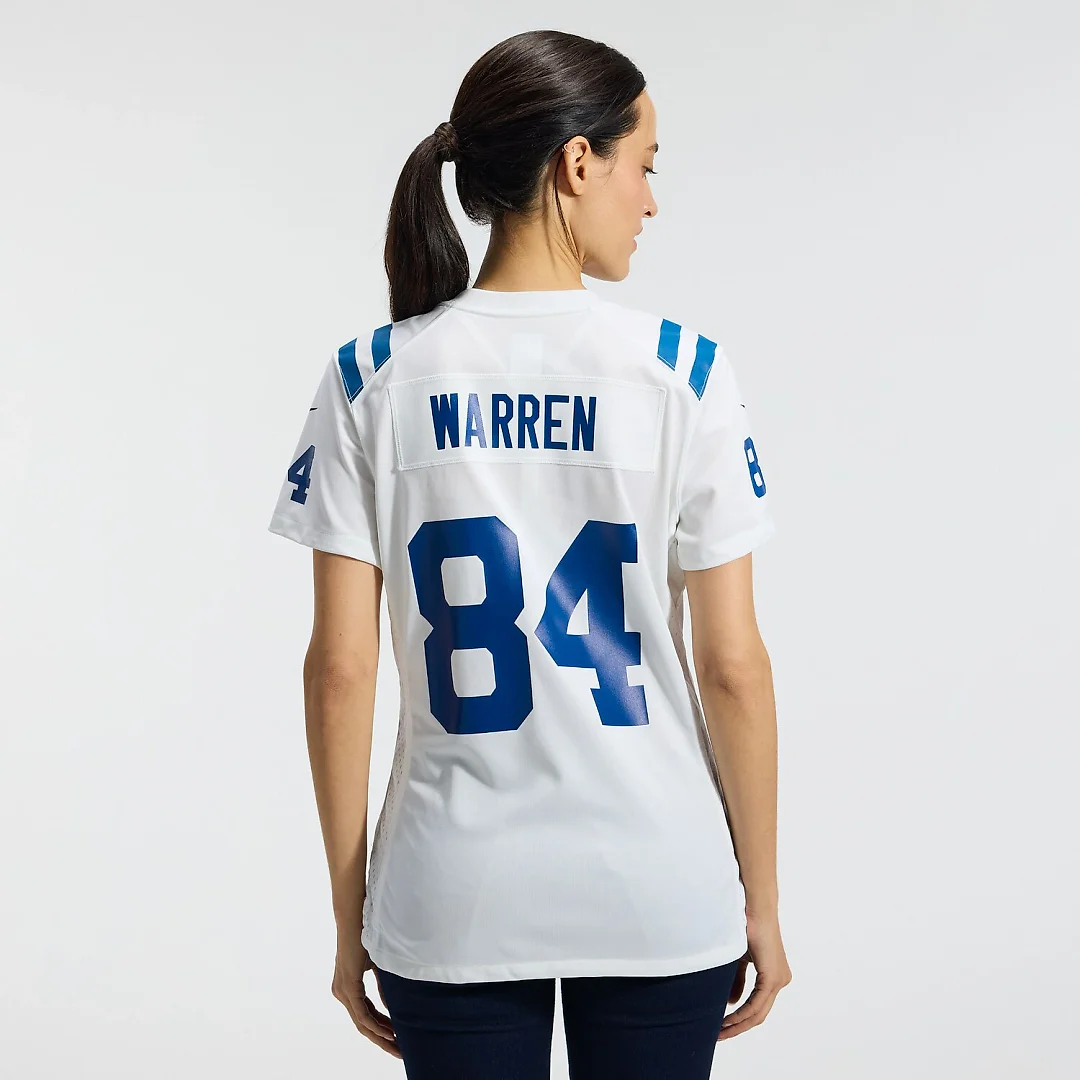 Zennovawear Tyler Warren Indianapolis Colts Women's Game Jersey - White
