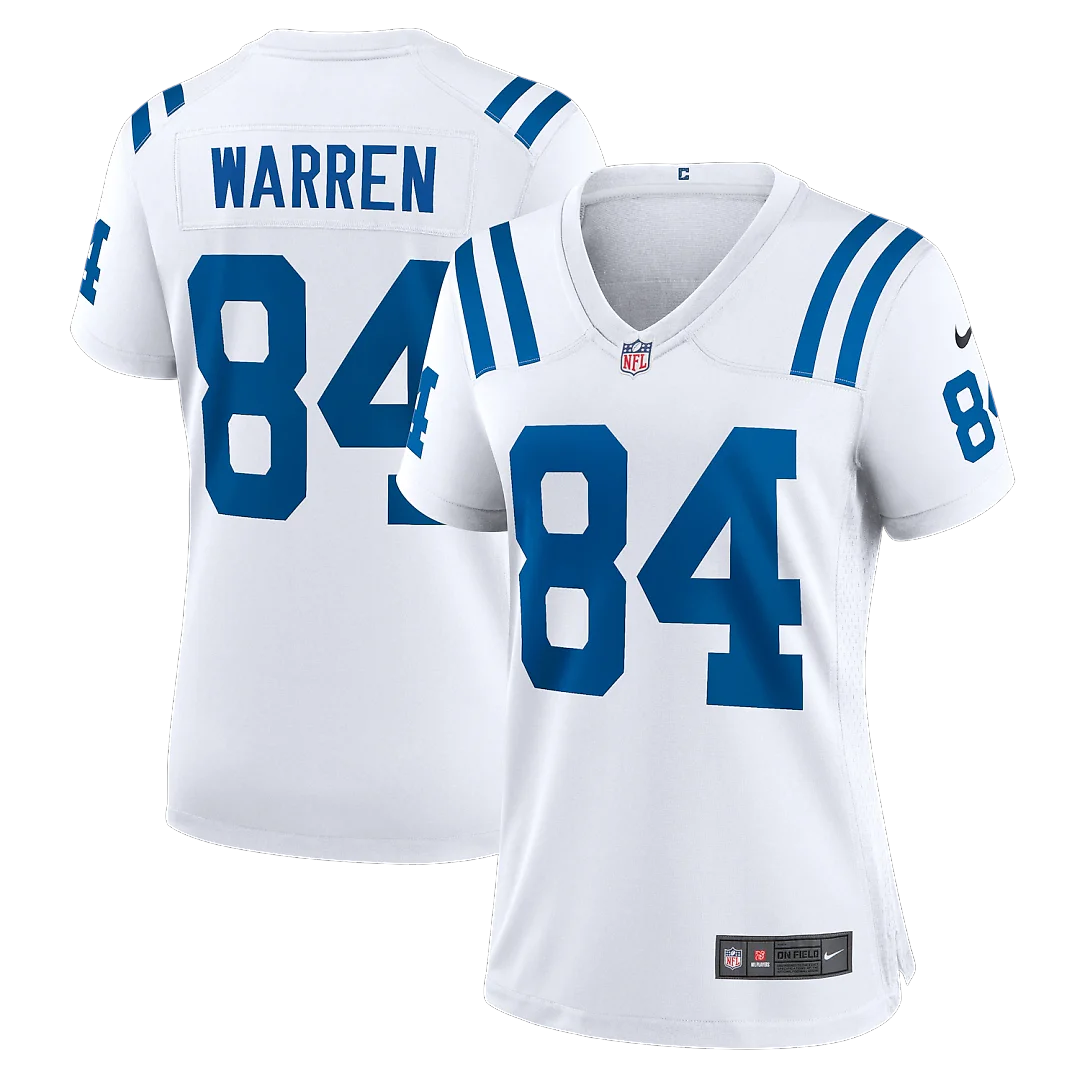 Zennovawear Tyler Warren Indianapolis Colts Women's Game Jersey - White