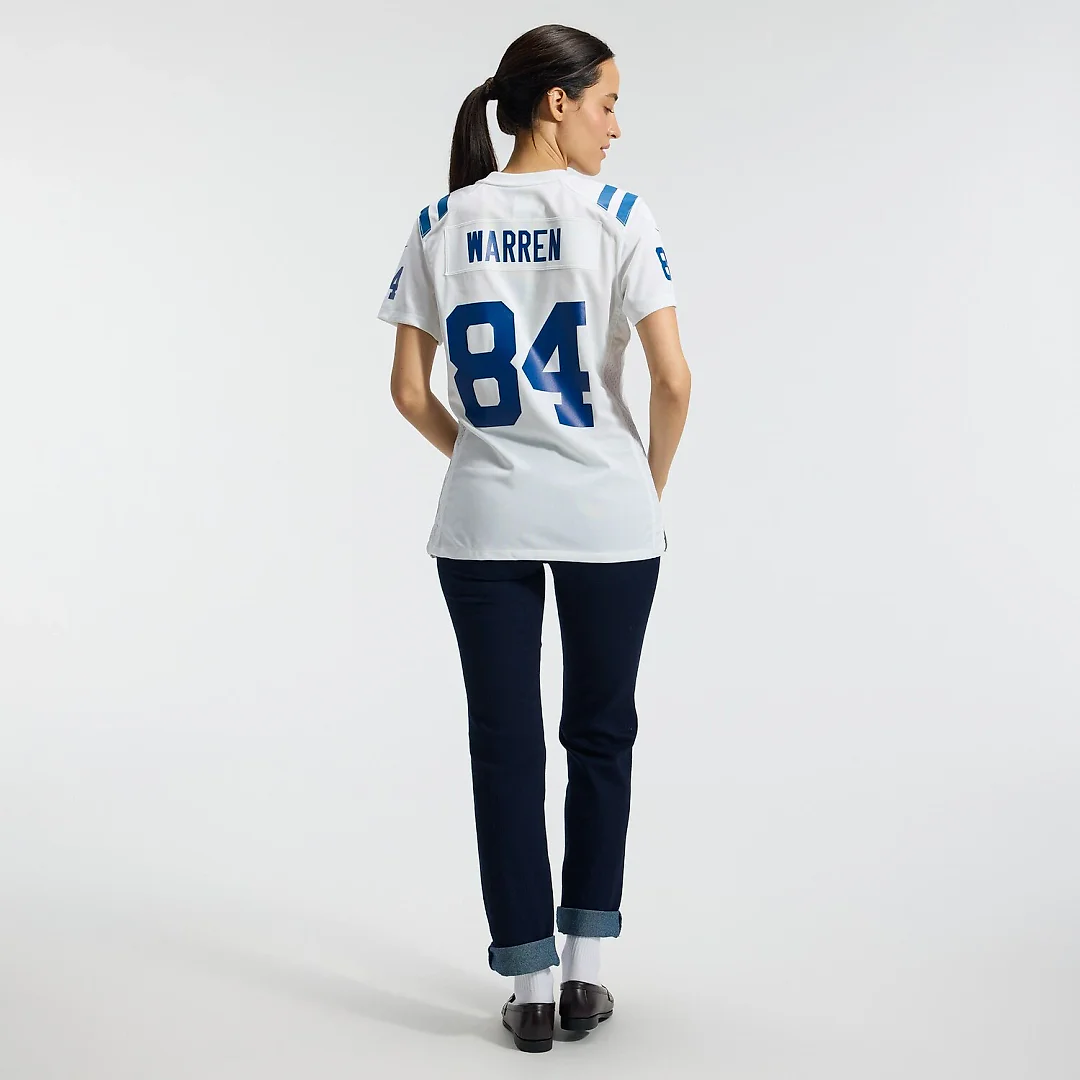 Zennovawear Tyler Warren Indianapolis Colts Women's Game Jersey - White