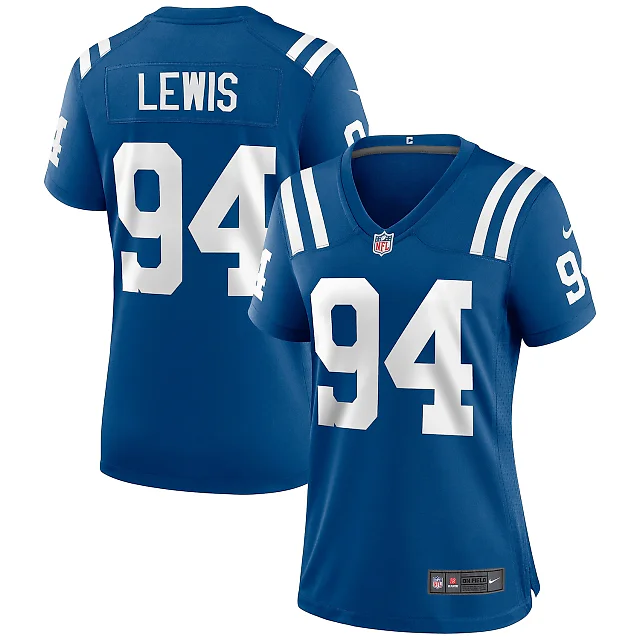 Zennovawear Tyquan Lewis Indianapolis Colts Women's Game Jersey - Royal