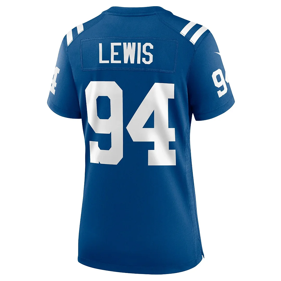 Zennovawear Tyquan Lewis Indianapolis Colts Women's Game Jersey - Royal