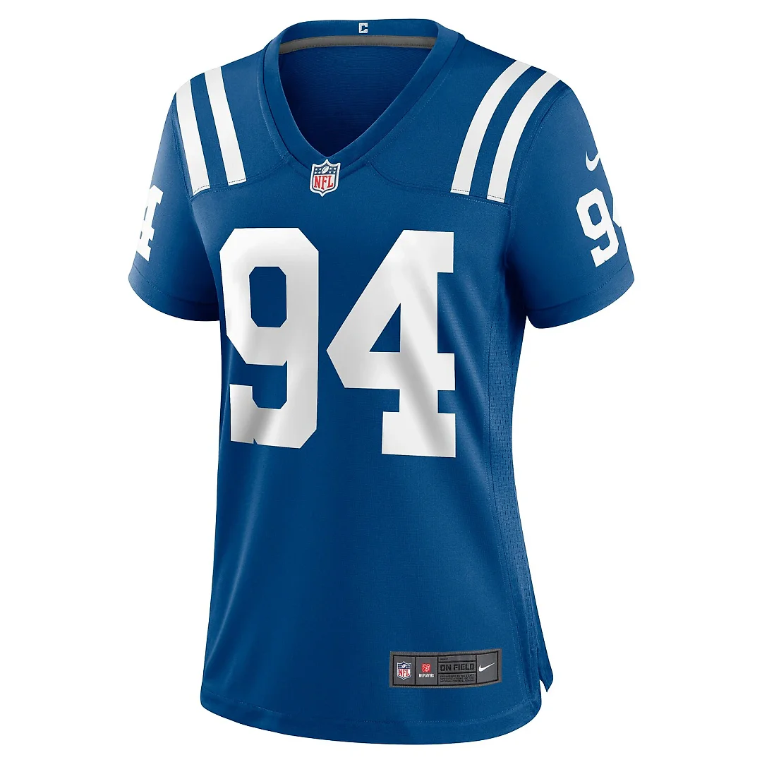 Zennovawear Tyquan Lewis Indianapolis Colts Women's Game Jersey - Royal