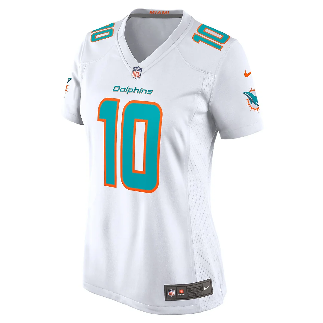 Zennovawear Tyreek Hill Miami Dolphins Women's Player Jersey - White