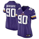 Zennovawear Tyrion Ingram-Dawkins Minnesota Vikings Women's Team Game Jersey - Purple