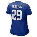 Zennovawear Tyrone Tracy Jr. New York Giants Women's Game Jersey - Royal