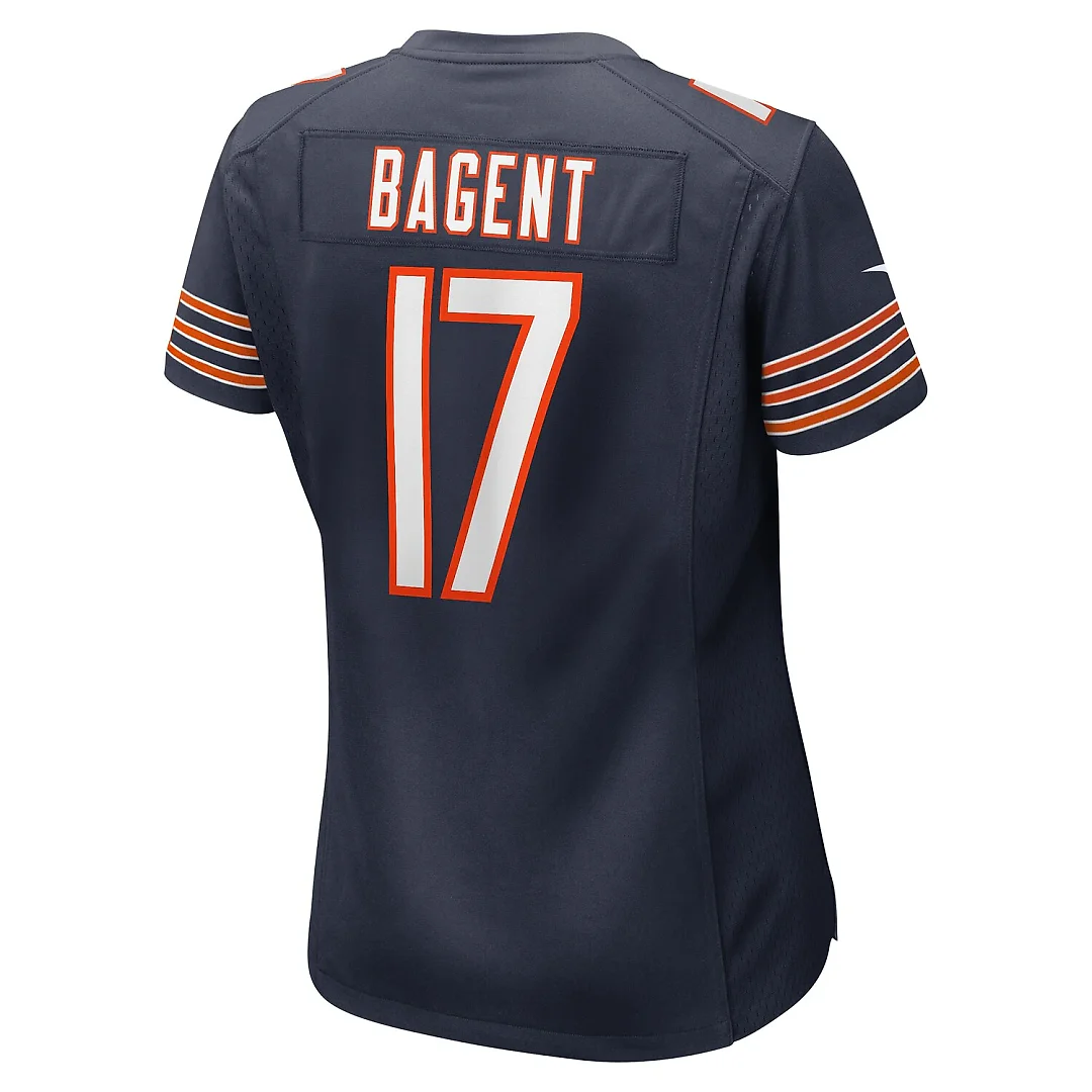 Zennovawear Tyson Bagent Chicago Bears Women's Game Jersey - Navy