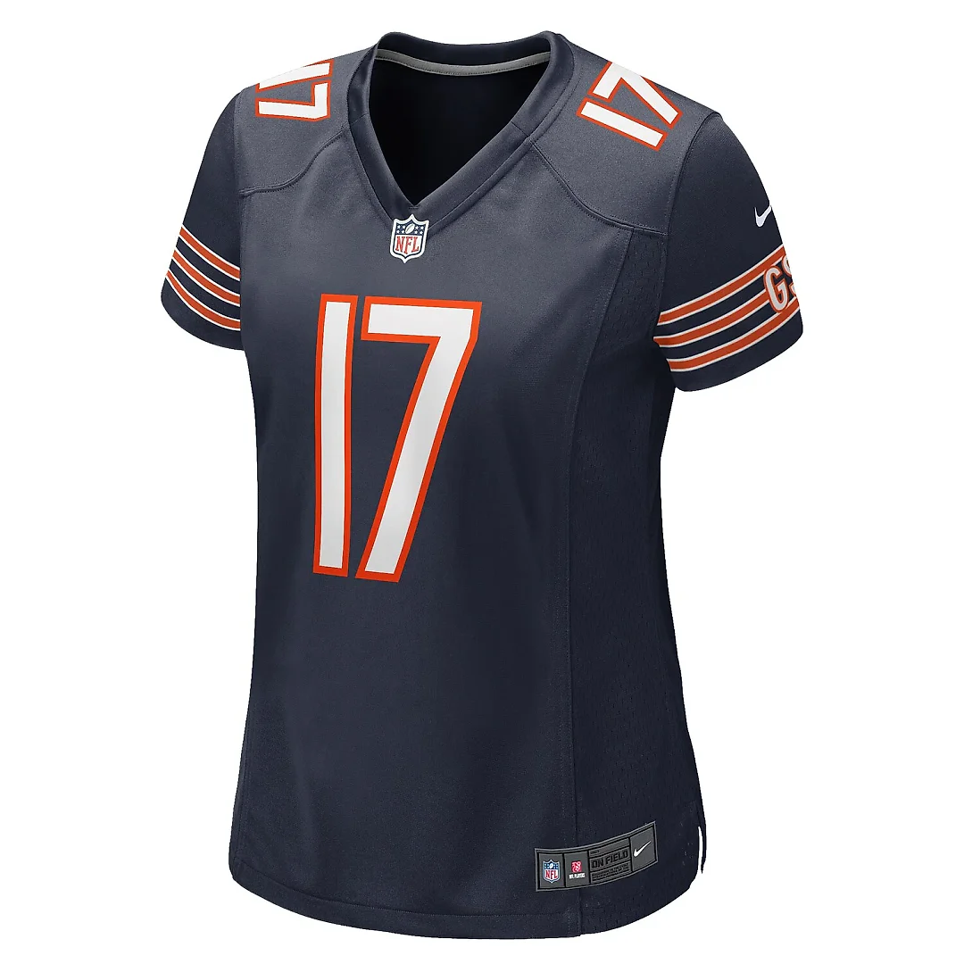 Zennovawear Tyson Bagent Chicago Bears Women's Game Jersey - Navy