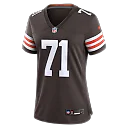 Zennovawear Tytus Howard Cleveland Browns Women's Team Game Jersey - Brown