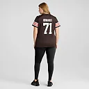 Zennovawear Tytus Howard Cleveland Browns Women's Team Game Jersey - Brown