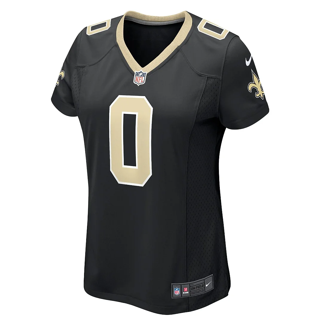 Zennovawear Ugo Amadi New Orleans Saints Women's Team Game Jersey - Black