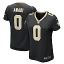 Zennovawear Ugo Amadi New Orleans Saints Women's Team Game Jersey - Black