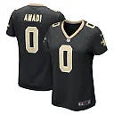 Zennovawear Ugo Amadi New Orleans Saints Women's Team Game Jersey - Black