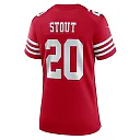 Zennovawear Upton Stout San Francisco 49ers Women's Team Game Jersey - Scarlet