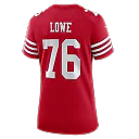 Zennovawear Vederian Lowe San Francisco 49ers Women's Team Game Jersey - Scarlet