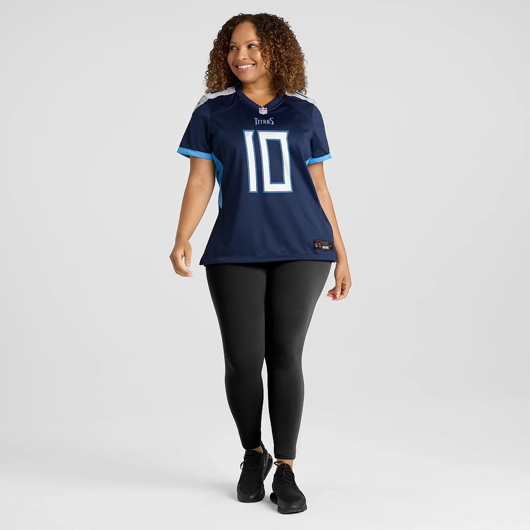 Zennovawear Vince Young Tennessee Titans Women's Game Retired Player Jersey - Navy