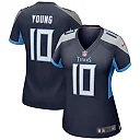 Zennovawear Vince Young Tennessee Titans Women's Game Retired Player Jersey - Navy