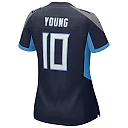 Zennovawear Vince Young Tennessee Titans Women's Game Retired Player Jersey - Navy