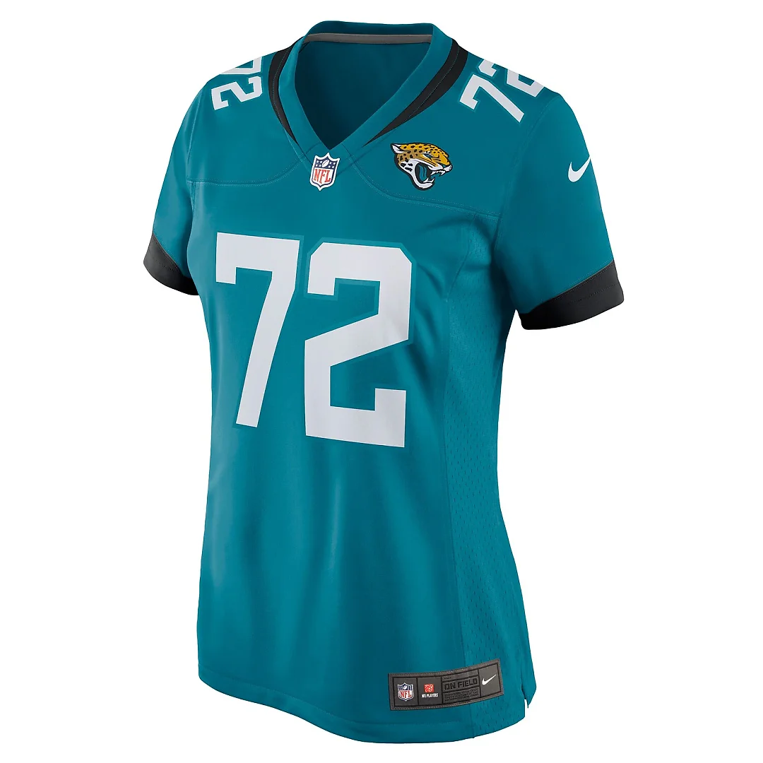 Zennovawear Walker Little Jacksonville Jaguars Women's Game Jersey - Teal