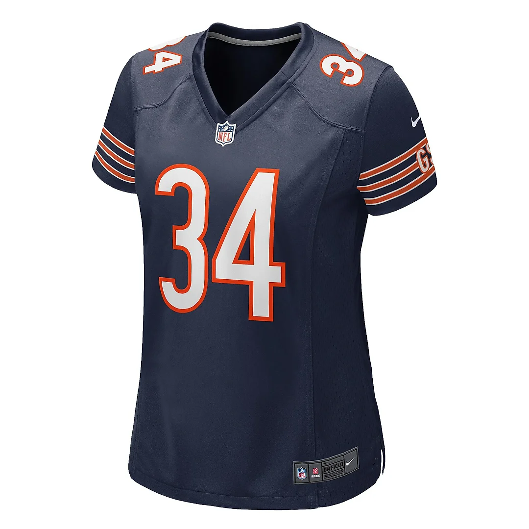 Zennovawear Walter Payton Chicago Bears Women's Game Retired Player Jersey - Navy