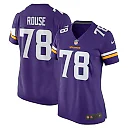 Zennovawear Walter Rouse Minnesota Vikings Women's Game Jersey - Purple