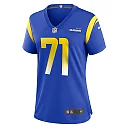 Zennovawear Warren McClendon Jr. Los Angeles Rams Women's Team Game Jersey - Royal