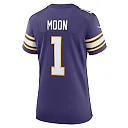Zennovawear Warren Moon Minnesota Vikings Women's Classic Retired Player Game Jersey - Purple