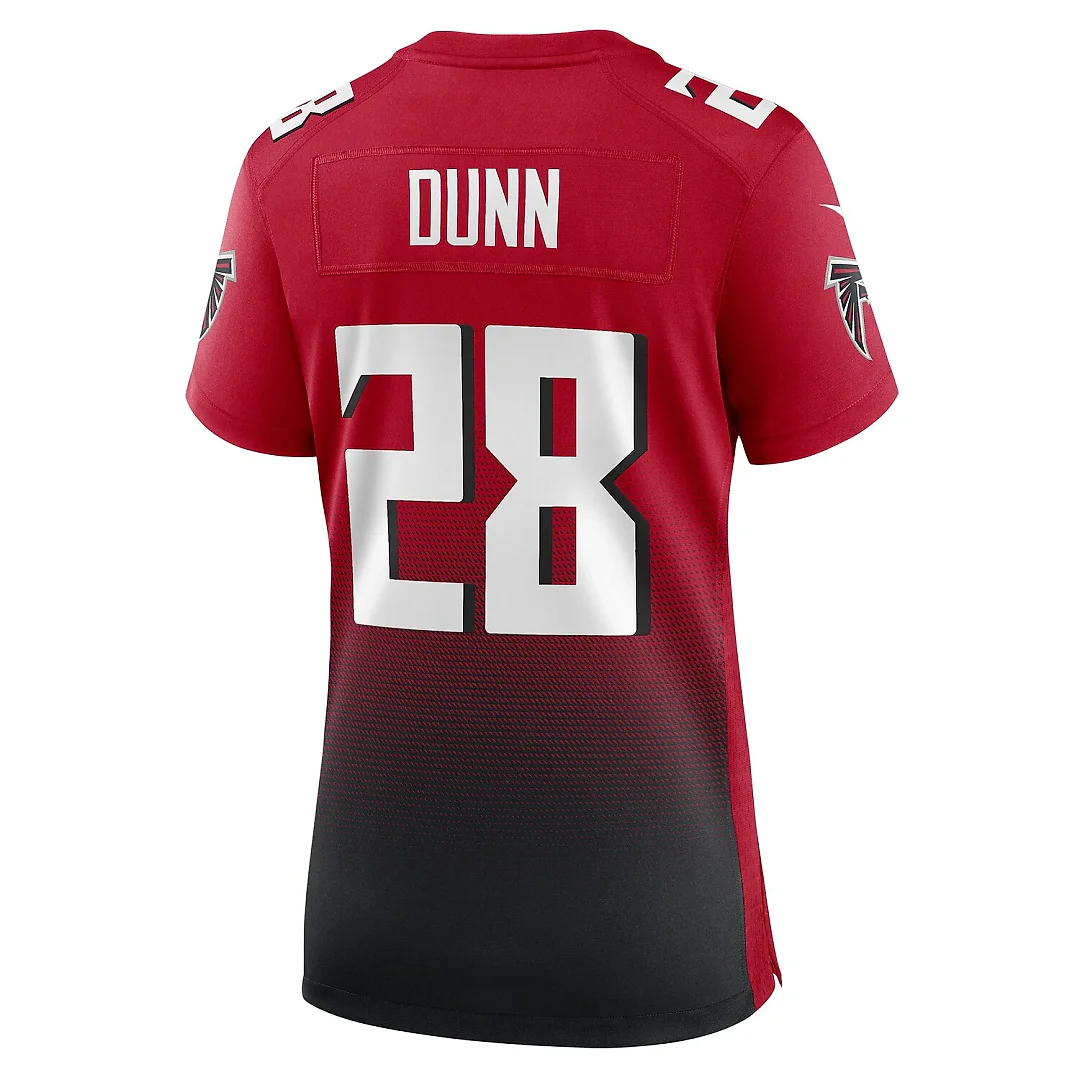 Zennovawear Warrick Dunn Atlanta Falcons Women's Retired Game Jersey - Red