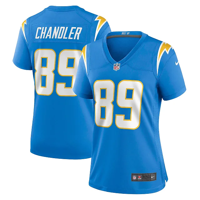 Zennovawear Wes Chandler Los Angeles Chargers Women's Retired Player Jersey - Powder Blue