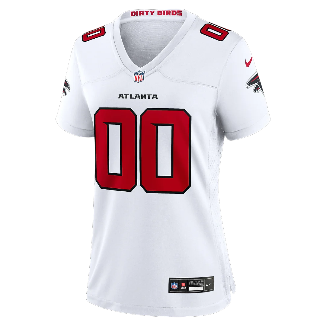 Zennovawear Atlanta Falcons Women's Custom Game Jersey - White