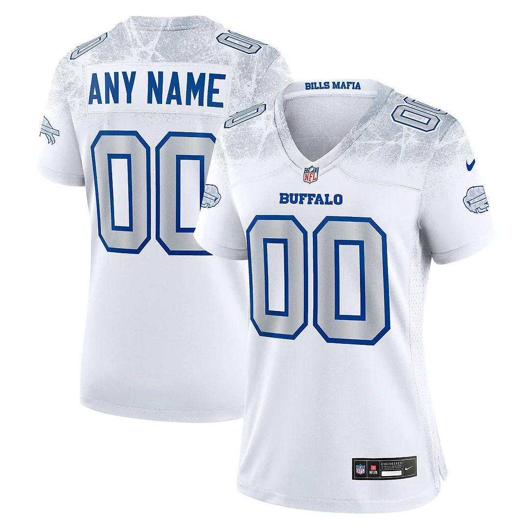 Zennovawear Buffalo Bills Women's 2025 Rivalries Collection Custom Game Jersey - White