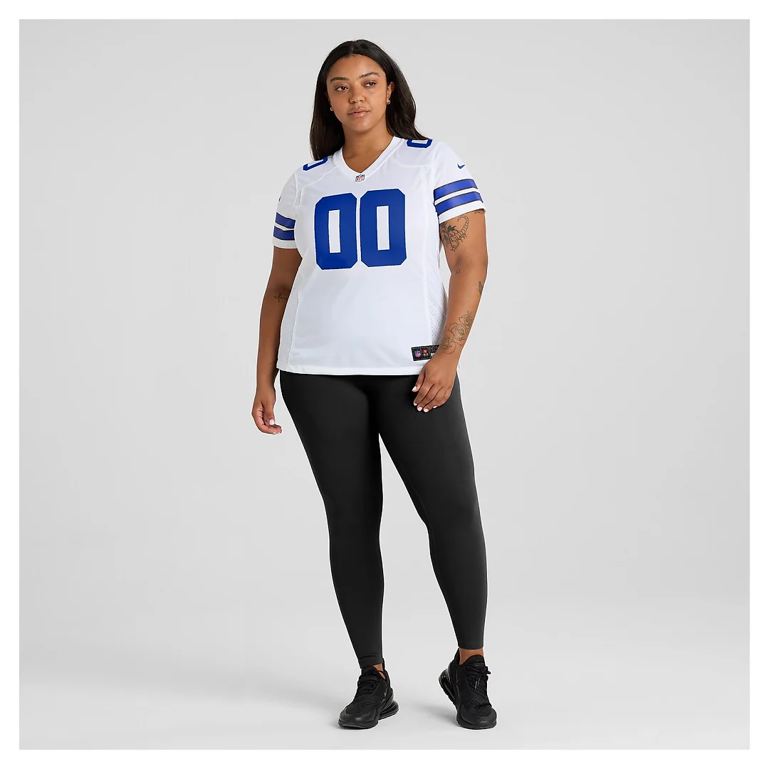 Zennovawear Dallas Cowboys Women's Custom Game Jersey - White